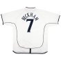 England 2001-03 Home Shirt (XL) Beckham #7 (Excellent)