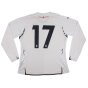 England 2007-09 Long Sleeve Home Shirt (Womans - 16) #17 (Excellent)