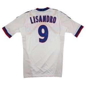 Lyon 2011-12 Player Issue Home Shirt (XL) Lisandro #9 (With Player Issue Bag) (Good)