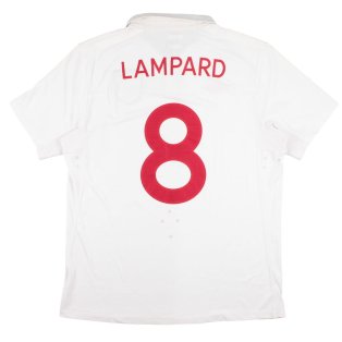 England 2009-10 Home Shirt (XL) Lampard #8 (Excellent)