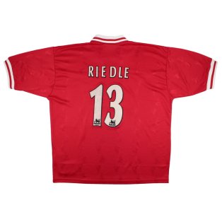Liverpool 1996-98 Home Shirt (XL) Riedle #13 (Excellent)