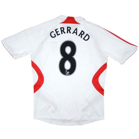 Liverpool 2006-08 Home Shirt (XL) Gerrard #8 ((Very Good) M)