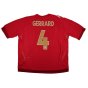 England 2006-08 Away Shirt (3XL) Gerrard #4 (Excellent)