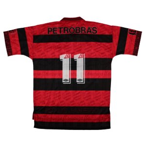 Flamengo 1995-96 Home Shirt (M) #11 (Very Good)