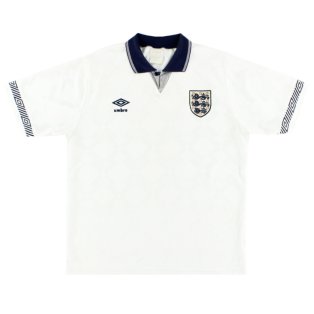 England 1990-92 Home Shirt (S) (Good)