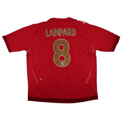 England 2006-08 Away Shirt (XXL) Lampard #8 (Excellent)