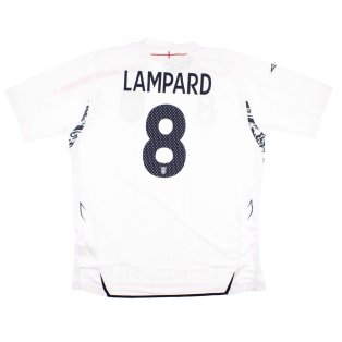 Frank Lampard Back Signed Chelsea 2000 Home Shirt with Fan Style Numbers