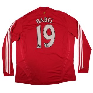 liverpool long sleeve home shirt