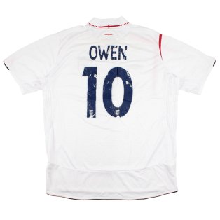 England 2005-07 Home Shirt (M) D. Bent #10 (Good)