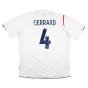 England 2005-07 Home Shirt (XL) Gerrard #4 (Very Good)