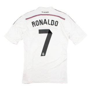 Real Madrid 2014-15 Home Shirt (S) Ronaldo #7 (Good)