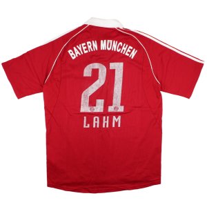 Bayern Munich 2006-07 Home Shirt (M) Lahm #21 (Very Good)