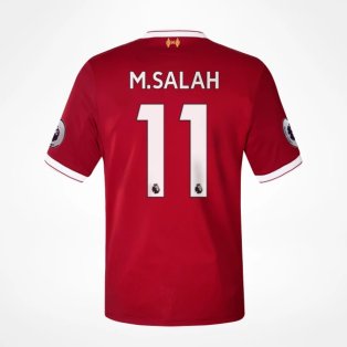 Liverpool 2017-18 Home Shirt (Salah #11) (XL Boys) (Excellent)