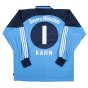 Bayern Munich 2000-01 Long Sleeve Goalkeeper Home Shirt (XL) Kahn #1 (Mint)