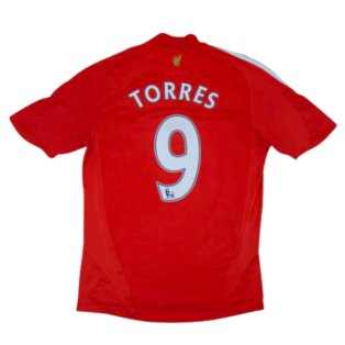 Liverpool 2008-10 Home Shirt (XLB) Torres #9 (Good)