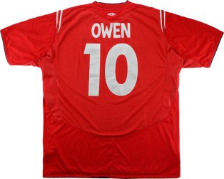 England 2004-06 Away Shirt (Owen #10) (S) (Excellent)