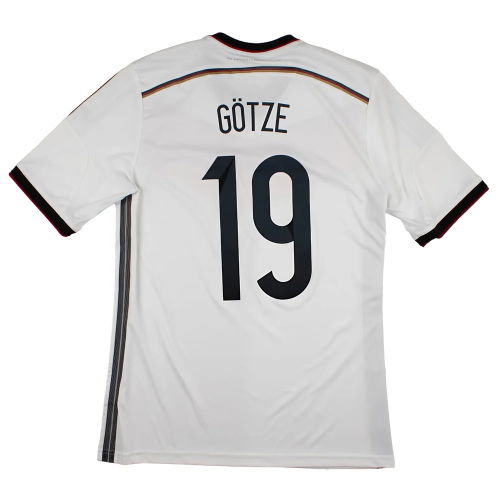 Germany 2014-15 Home Shirt (M) Gotze #19 (Excellent)