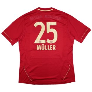 Bayern Munich 2011-13 Home Shirt (XL) Muller #25 (Good)