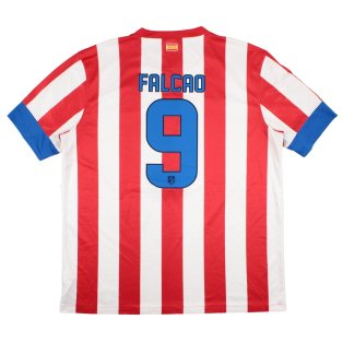 Atletico Madrid 2012-13 Home Shirt (Sponsorless) (XL) Falcao #9 (Excellent)