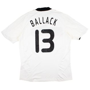 Germany 2008-10 Home Shirt (L) Ballack #13 (Good)