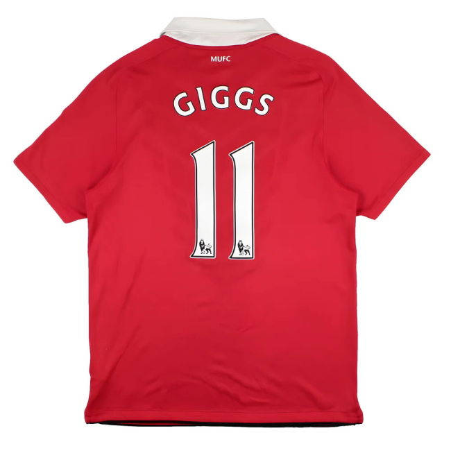 Manchester United 2010-11 Home Shirt (M) Giggs #11 (Excellent)