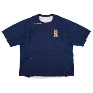 Scotland 2007-08 Diadora Training Shirt (2xl) (Very Good)
