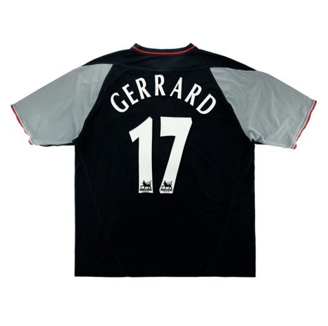Liverpool 2002-04 Away Shirt (Gerrard #17) (XL) (Good)
