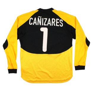Valencia 2000-01 Goalkeeper Long Sleeve Shirt (Canizares #1) (M) (Very Good)