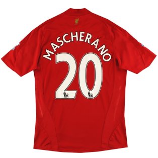 Liverpool 2008-10 Home Shirt (Mascherano #20) (L) (Good)