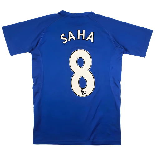 Everton 2010-11 Home Shirt (Saha #8) (S) (Very Good)