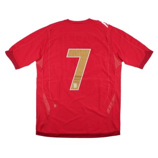 England 2006-08 Away Shirt (M) #7 (Excellent)