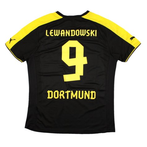 Borussia Dortmund 2013-14 Away Shirt Lewandowski #9 ((Excellent) M)