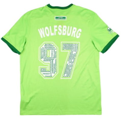 Wolfsburg 2016-17 Home Shirt (Wolfsburg #97) (L) (Excellent)