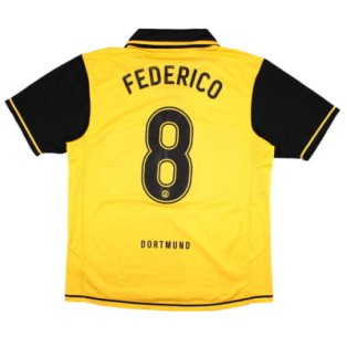 Borussia Dortmund 2007-08 Home Shirt (Federico #8) (L) (Very Good)