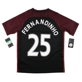 Manchester City 2016-17 Away Shirt (Fernandinho #25) (XLB) (BNWT)