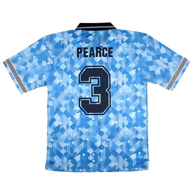 England 1990 Score Draw Third Shirt (M) Pearce #3 (Excellent)