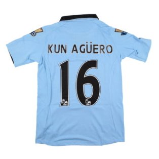Manchester City 2012-13 Home Shirt (LB) Aguero #16 (Mint)