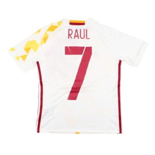 Spain 2016-17 Away Shirt (MB) Raul #7 (Excellent)