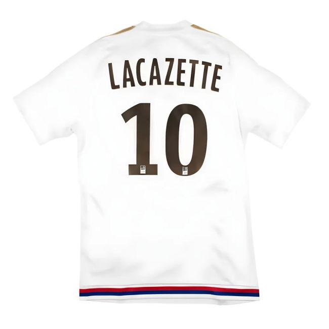 Lyon 2015-16 Third Shirt (Lacazette #10) (S) (Excellent)