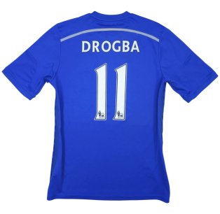 Chelsea 2014-15 Home Shirt (Drogba #11) (S) (Excellent)