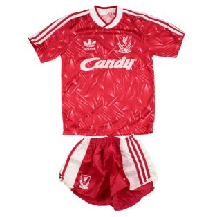 Liverpool 1989-1991 Home Shirt with Shorts (S.Boys) (Excellent)