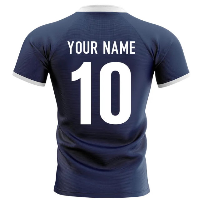 2025-2026 Scotland Flag Concept Rugby Shirt (Your Name)