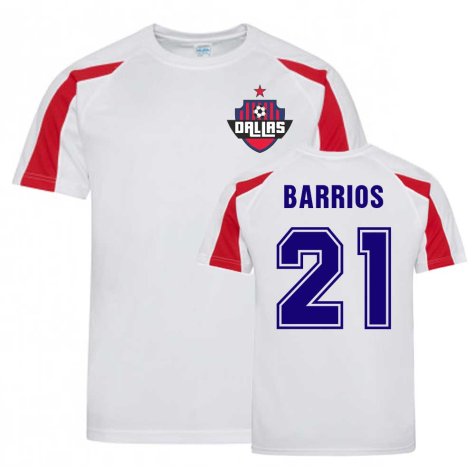 Michael Barrios Dallas Sports Training Jersey (White)