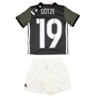 Germany 2016-17 Away Mini Kit (4-5y) Gotze #19 (BNWT)