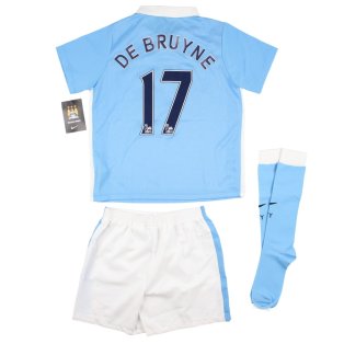 Manchester City 2015-16 Home Mini Kit (6-7y) De Bruyne #17 (BNWT)