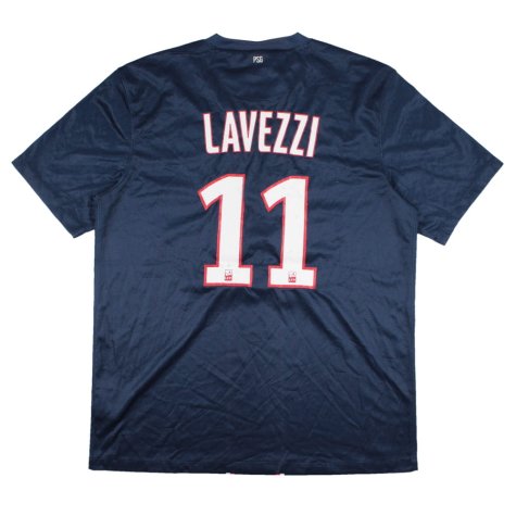 PSG 2012-13 Home Shirt (S) Lavezzi #11 (Excellent)