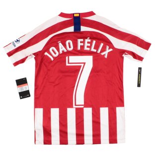 Atletico Madrid 2019-20 Home Shirt (12-13y) Joao Felix #7 (Excellent)