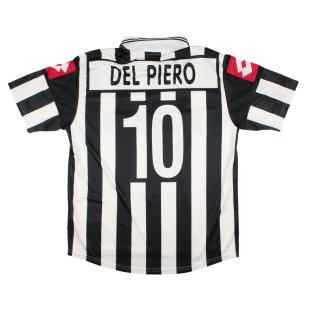 Juventus 2001-02 Home Shirt (M) Del Piero #10 (Very Good)