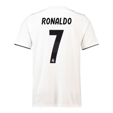 Real Madrid 2018-19 Home Shirt Ronaldo #7 ((Very Good) L)