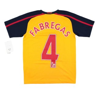 Arsenal 2008-09 Away Shirt (SB) Fabregas #4 (Mint)